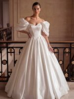 GIORGINA- organzowa, biała suknia SZYCIE NA MIARĘ