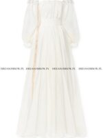 ODETTE maxi- suknia z odpinanymi rękawkami OUTLET