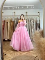 ODETTE MAXI- różowa księżniczka