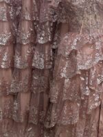 CARMEN-fuksjowa sukienka z wiązaniem