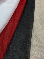 VICTORIA midi- biała, brokatowa SZYCIE NA MIARĘ