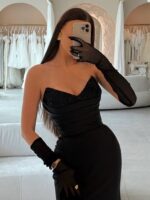 ALMIRA- satynowa sukienka SZYCIE NA MIARĘ