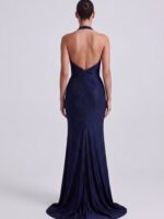 VALENTINA- granatowa sukienka PRE-ORDER