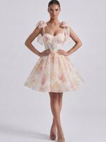 OPHELIA- mini, gorsetowa sukienka, szycie na miarę