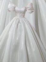 GIORGINA- organzowa, biała suknia SZYCIE NA MIARĘ