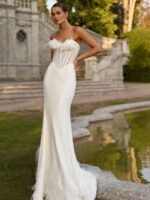 HIACYNTA- biała suknia SZYCIE NA MIARĘ